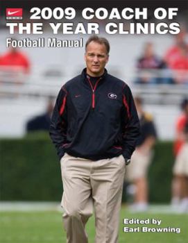 Paperback 2009 Coach of the Year Clinics Football Manual Book