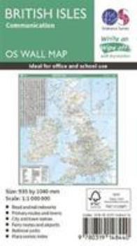 Map British Isles Communication (OS Wall Map) Book