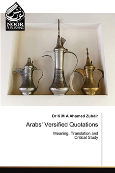 Paperback Arabs' Versified Quotations Book