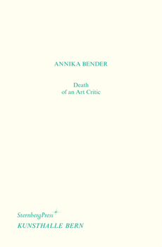 Paperback Death of an Art Critic / Tod Einer Kritikerin Book
