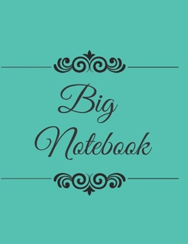 Paperback Big Notebook: 9 Vol 400 Page Desk Classic College Journal Which Is Heavy Big Notebook Is For All Writing Styles And Writing Implemen Book