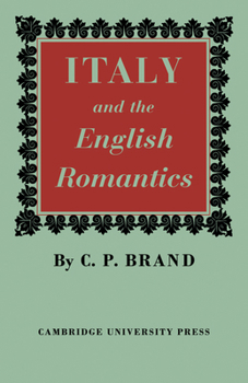 Italy and the English Romantics, the Italianate Fashion in Early Nineteenth-century England
