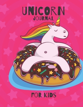 Paperback Unicorn Journal for kids: Unicorn Journal for kids handwriting Practice, Letter work Book for Preschoolers, Handwriting Workbook for Pre K, - Tr Book