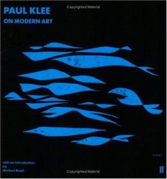 Paperback Paul Klee on Modern Art Book