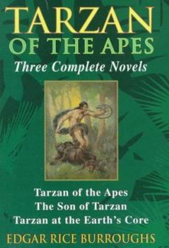 Hardcover Tarzan of the Apes: Three Complete Nivels Book