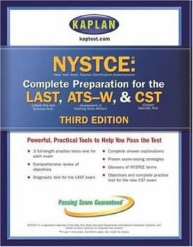 Paperback Kaplan Nystce, Third Edition: Complete Preparation for the Last & Ats-W Book