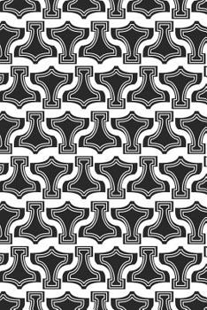 Paperback Viking Pattern - Go To Valhalla 22: Graph Paper 5x5 Notebook for Norse Mythology Lovers Book