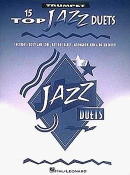 Paperback 15 Top Jazz Duets: Trumpet Book