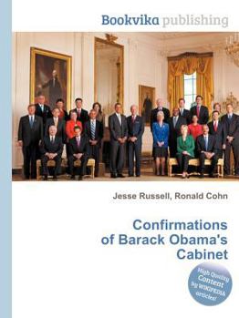 Paperback Confirmations of Barack Obama's Cabinet Book