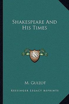 Paperback Shakespeare And His Times Book