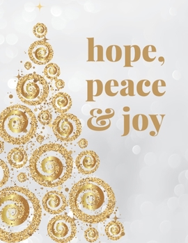 Paperback hope, peace & joy: Romans 15:13 Christmas Coloring Book