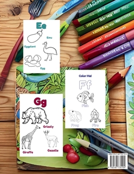 Paperback My ABC Coloring Booklet [Large Print] Book