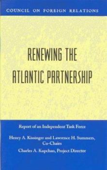 Paperback Renewing the Atlantic Partnership Book