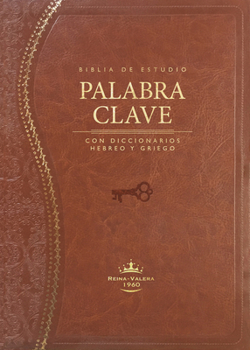 Leather Bound Biblia de Estudio Palabra Clave (Marron) [Spanish] Book