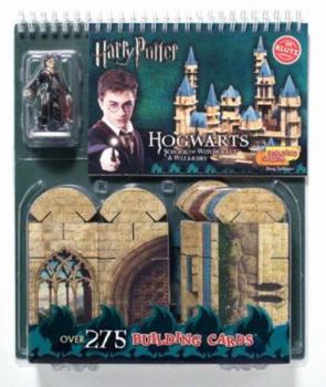 Spiral-bound Harry Potter: Hogwarts: School of Witchcraft and Wizardry [With Over 250 Building CardsWith Figurine] Book