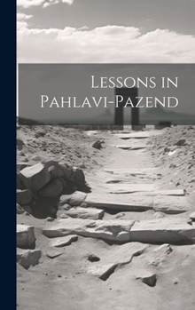 Hardcover Lessons in Pahlavi-Pazend Book