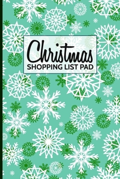 Paperback Christmas Shopping List Pad: Holiday Gift Planner Book