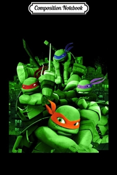 Paperback Composition Notebook: nage Mutant Ninja Turtles Mean Green Action Graphic Journal/Notebook Blank Lined Ruled 6x9 100 Pages Book