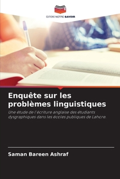 Paperback Enquête sur les problèmes linguistiques [French] Book