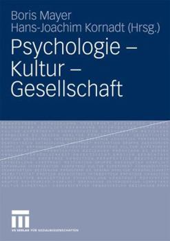Paperback Psychologie - Kultur - Gesellschaft [German] Book