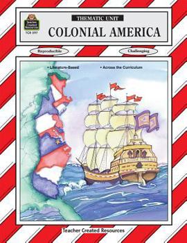 Paperback Colonial America Thematic Unit Book