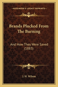 Paperback Brands Plucked From The Burning: And How They Were Saved (1883) Book