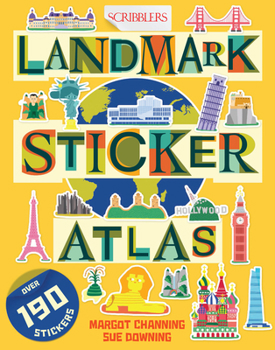 Paperback Landmark Sticker Atlas Book