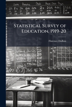 Paperback Statistical Survey of Education, 1919-20 Book