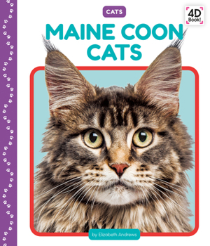 Library Binding Maine Coon Cats Book