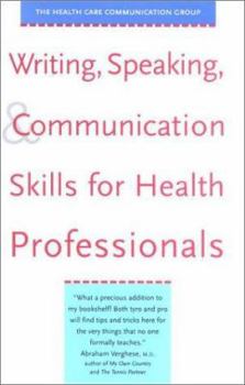 Hardcover Writing, Speaking, and Communication Skills for Health Professionals Book