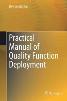 Hardcover Practical Manual of Quality Function Deployment Book