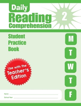Paperback Daily Reading Comprehension, Grade 2 Student Edition Workbook Book