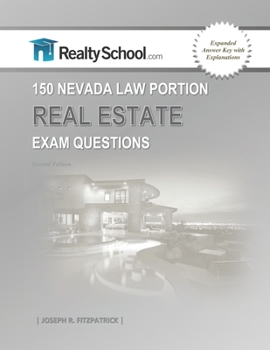 Paperback 150 Nevada Law Real Estate Exam Questions Book