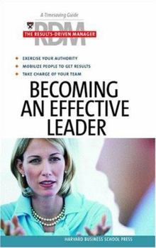 Paperback Becoming an Effective Leader (Results Driven Manager) Book