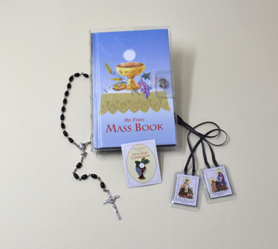 Hardcover First Mass Book Vinyl Set: An Easy Way of Participating at Mass for Boys and Girls Book