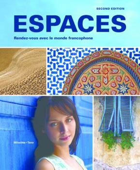 Paperback Espaces, 2nd Edition, Workbook/Video Manual Book