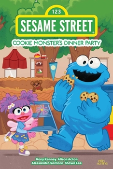 Hardcover Sesame Street: Cookie Monster's Dinner Party Book