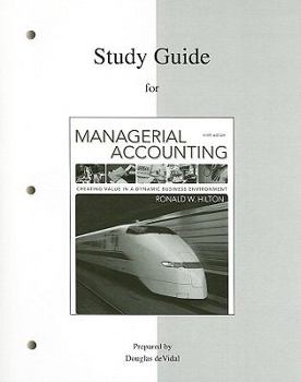 Paperback Managerial Accounting Book