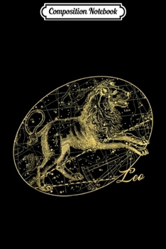Paperback Composition Notebook: Leo Constellation Astronomy Astrology Zodiac Lion Journal/Notebook Blank Lined Ruled 6x9 100 Pages Book