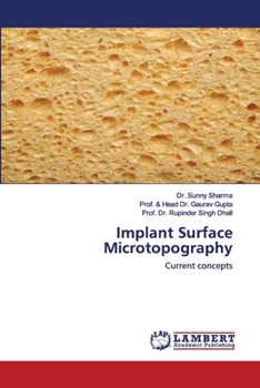 Paperback Implant Surface Microtopography Book