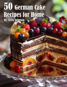 Paperback 50 German Cake Recipes for Home Book