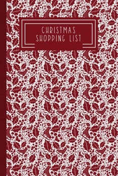 Paperback Christmas Shopping List: Family Gift Tracker - Skates Book
