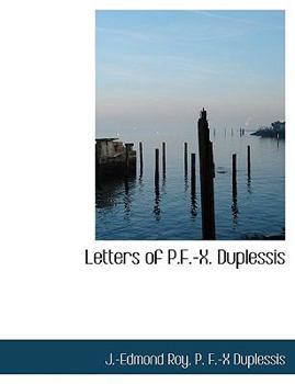 Hardcover Letters of P.F.-X. Duplessis Book