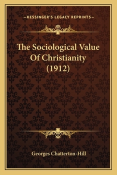 The Sociological Value of Christianity