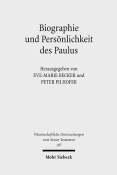 Paperback Biographie Und Personlichkeit Des Paulus [German] Book