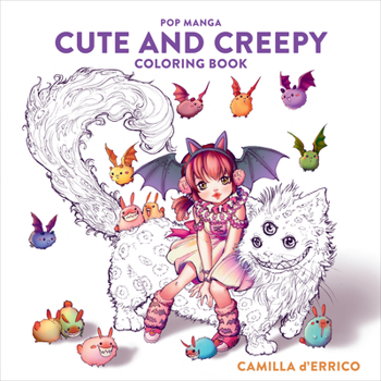 Paperback Pop Manga Cute and Creepy Coloring Book