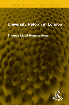 Hardcover University Reform in London Book