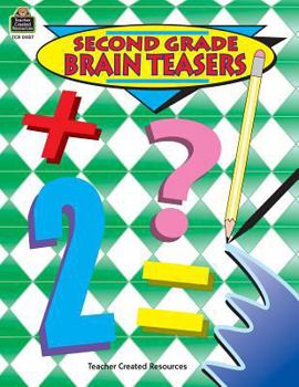 Paperback Second Grade Brain Teasers Book