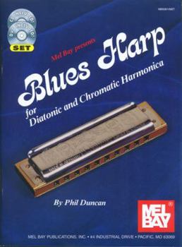 Paperback Mel Bay Blues Harp Set for Diatonic & Chromatic Harmonica Book