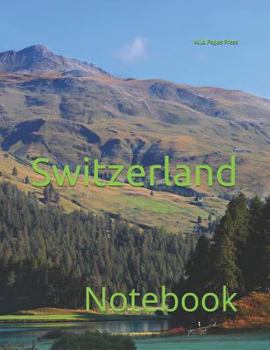 Paperback Switzerland: Notebook Book